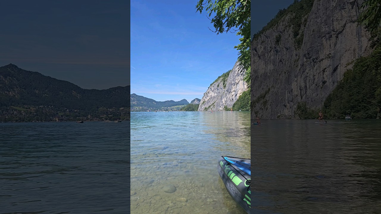 A paradise on the water: discover the enchanting bathing places at lake Wolfgangsee  #austria