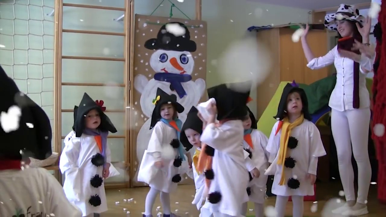 Winter Schneemann Fest - Lieder Sprüche Tanz - Minis Kita Kinderkrippe Kinder-Bad Waltersdorf