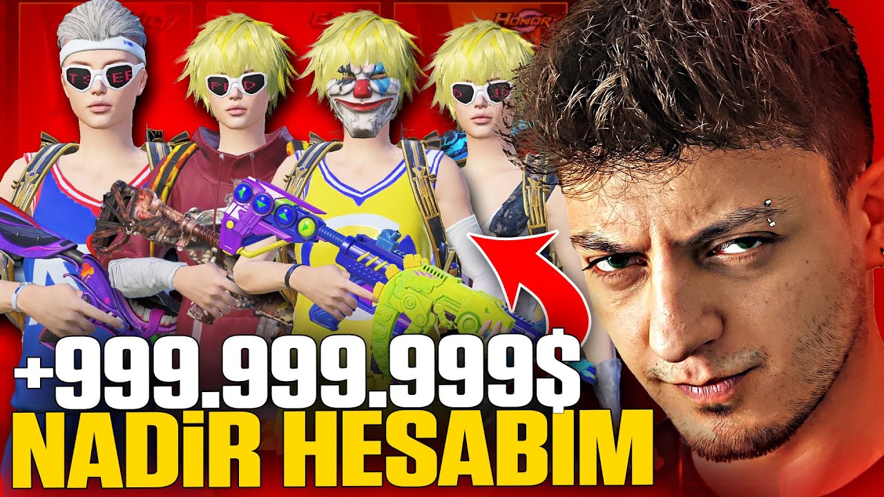 ÇOK BEKLENEN +999.999.999$ MİLYON DOLARLIK HESABIMIN TANITIMI!! PUBG Mobile