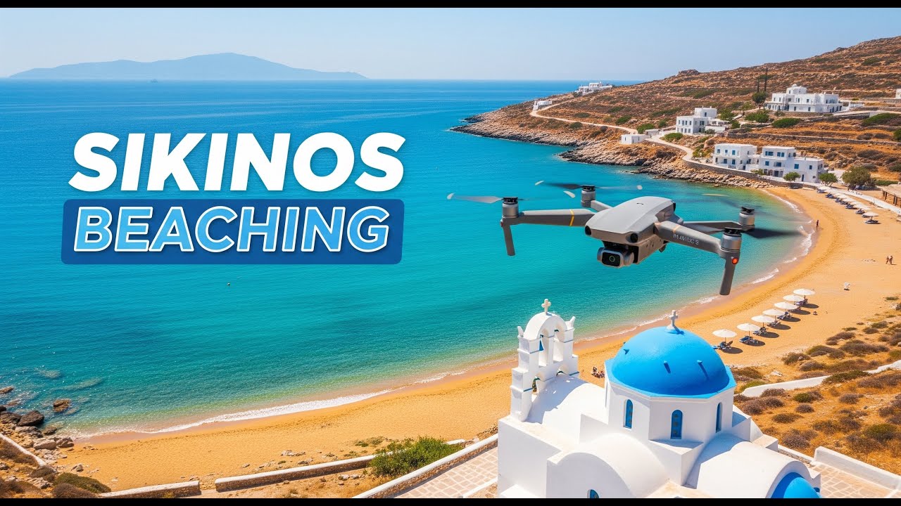 Greece, Sikinos from Above ✨ - Discover Hidden Gems 💎🏝️  🇬🇷 #Sikinos #Greece #Cyclades