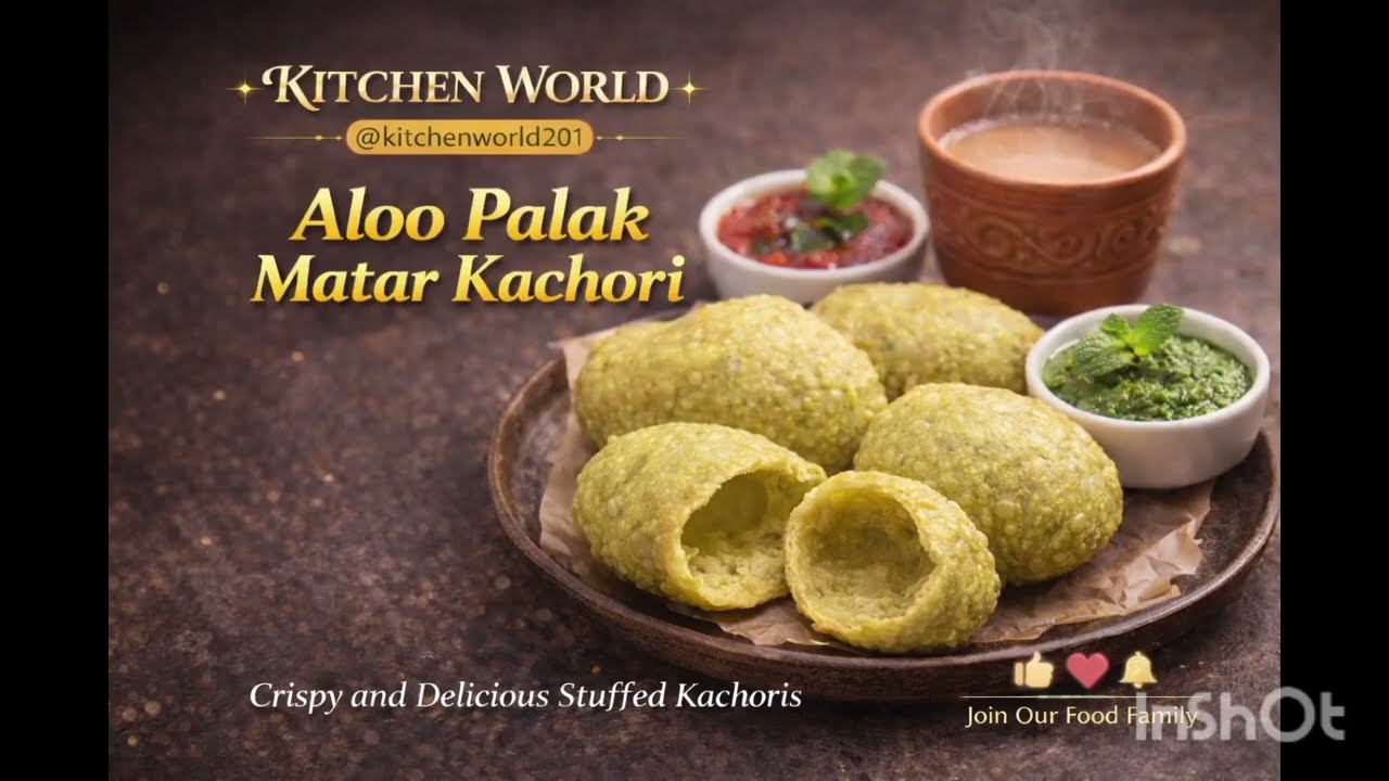 कुरकुरी पालक आलू पूरी | Easy Palak Aloo Puri Recipe 😋#PalakAlooPuri#PalakPuri#IndianBreakfast