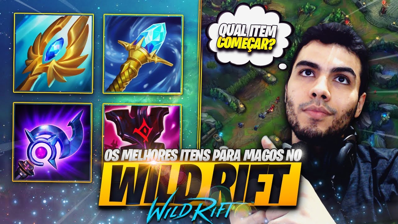 Quais os MELHORES ITENS Para COMEÇAR Sendo MAGO no WILD RIFT!