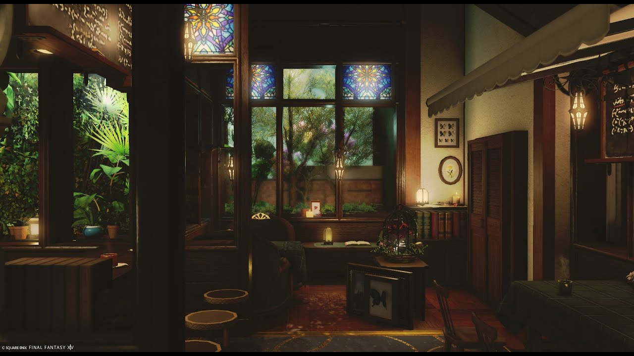 【浮かせなし倉庫直置きあり】小さなブックカフェ　個室アパルトメント編　FINALFANTASY XIV