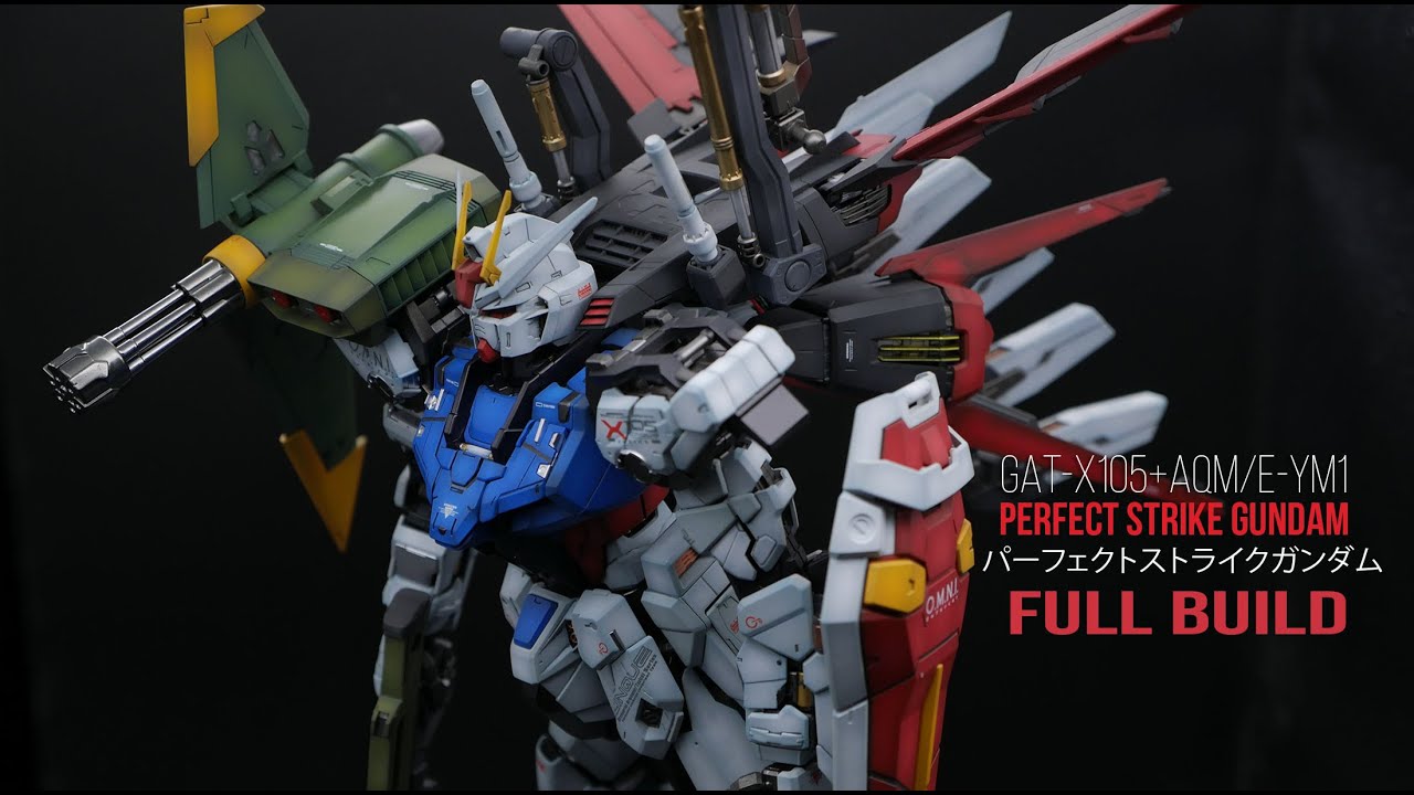 Perfect Strike Gundam PG 1/60 Полная сборка│Изготовленный на заказ Gunpla│Полностью покрашенный G...