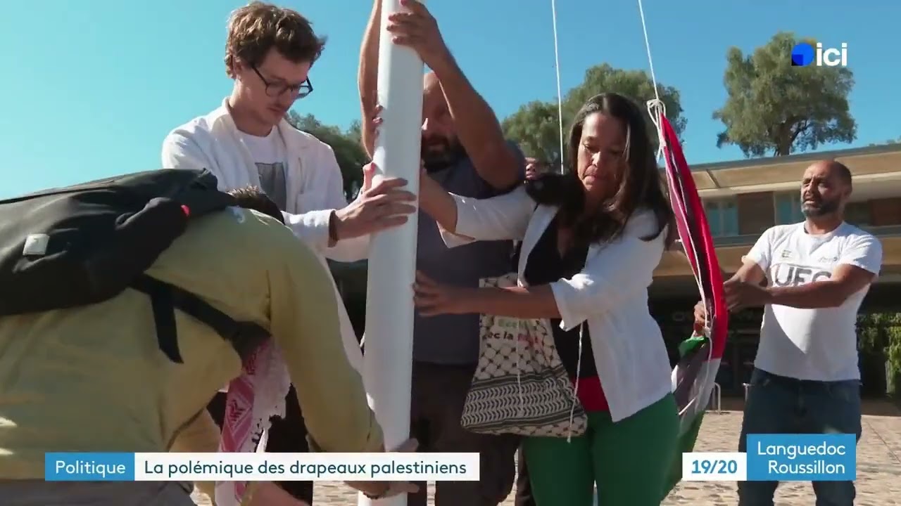 La polémique des drapeaux palestiniens