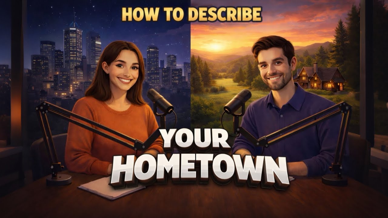 How to Describe Your Hometown in English | City vs. Countryside Vocabulary