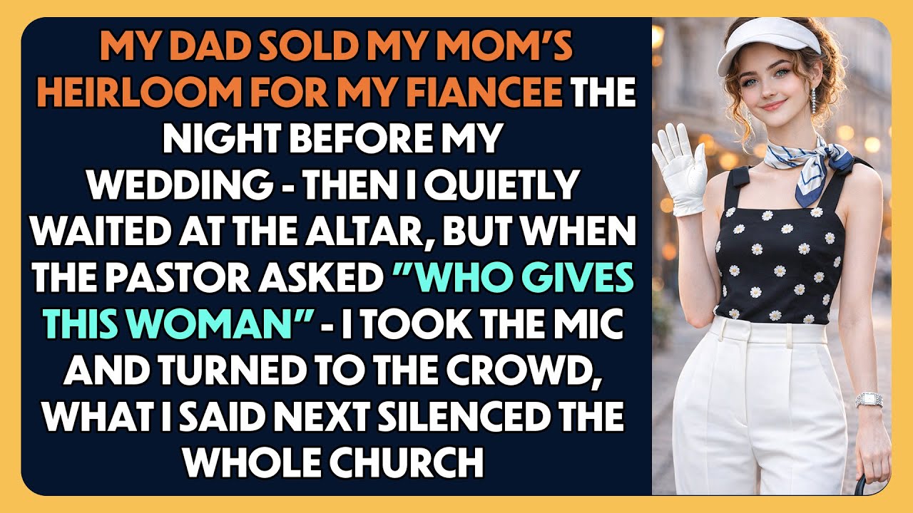 My Dad Sold My Mom’s Necklace For His Fiancée, What I Did At The Altar Silenced The Whole Church