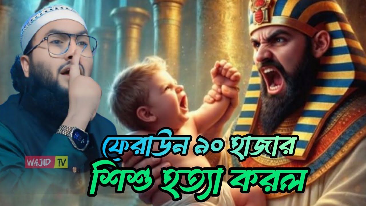 ফেরাউন ৯০ হাজার শিশু হত্যা করল || ক্বারী শুয়াইব আহমদ আশ্রাফী || Qari Shuaib Ahmed Ashrafi  waz