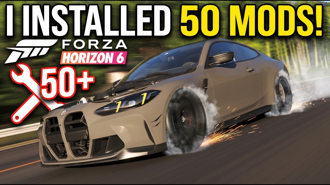 Я установил 100 модов в Forza Horizon 6