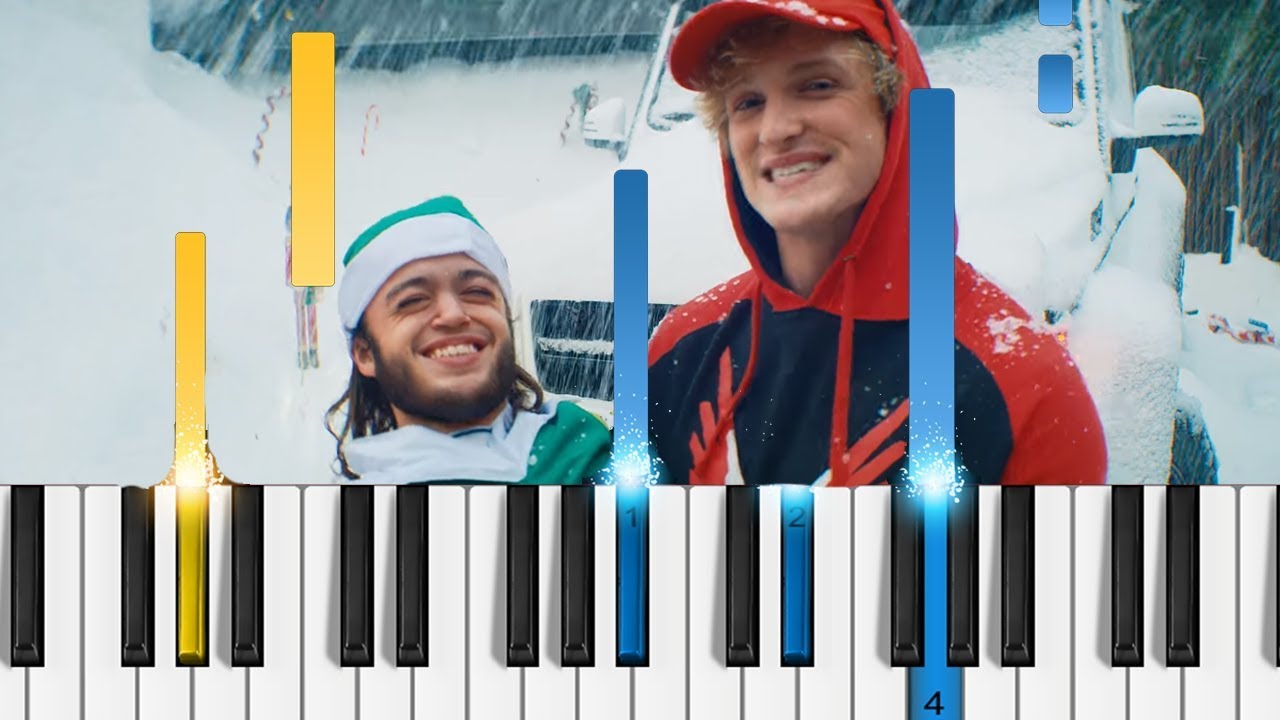 Logan Paul - SANTA DISS TRACK - Easy Piano Tutorial