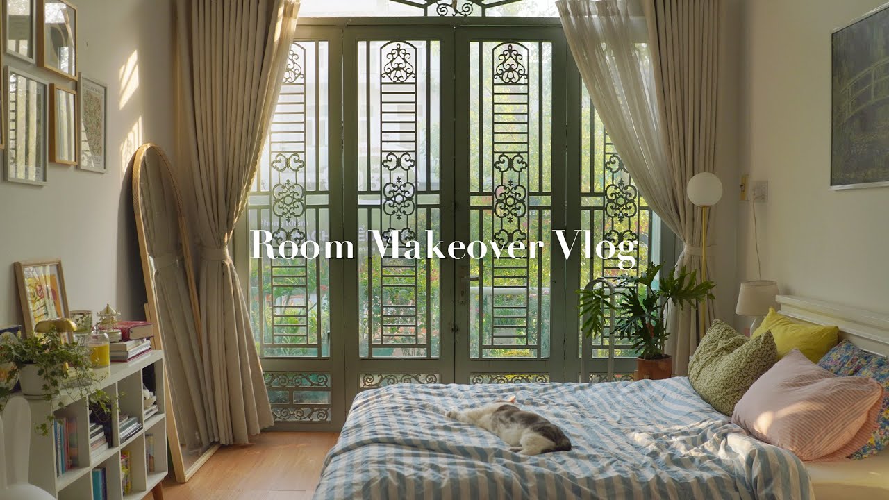 Decorating my dream room • Aesthetic Room Makeover 🌱✨