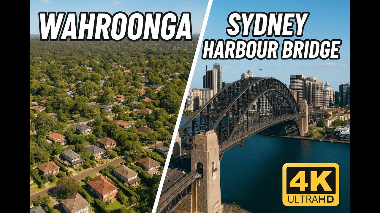 Wahroonga to Sydney Harbour Bridge Drive | Scenic 4K City Journey