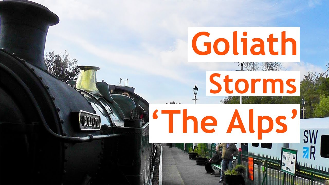 Loudest steam loco in the UK? GWR No.5239 'Goliath' storms the Alps // Mid Hants Railway // 3 Oct 23