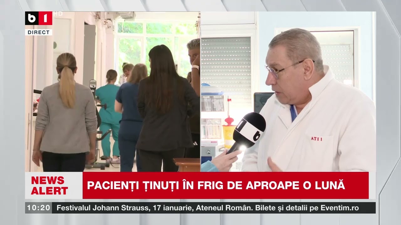 TRANSMISIUNE DE LA SPITALUL DE CARDIOLOGIE, DR.ȘERBAN BUBENEK, ÎN DIRECT, DESPRE SITUAȚIA DIN SPITAL