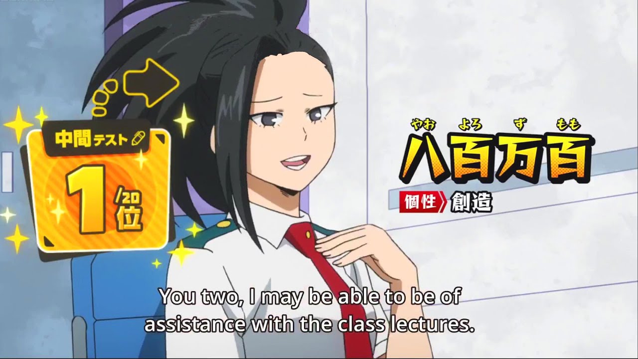Yaomomo being class 1A's big sister | My Hero Academia