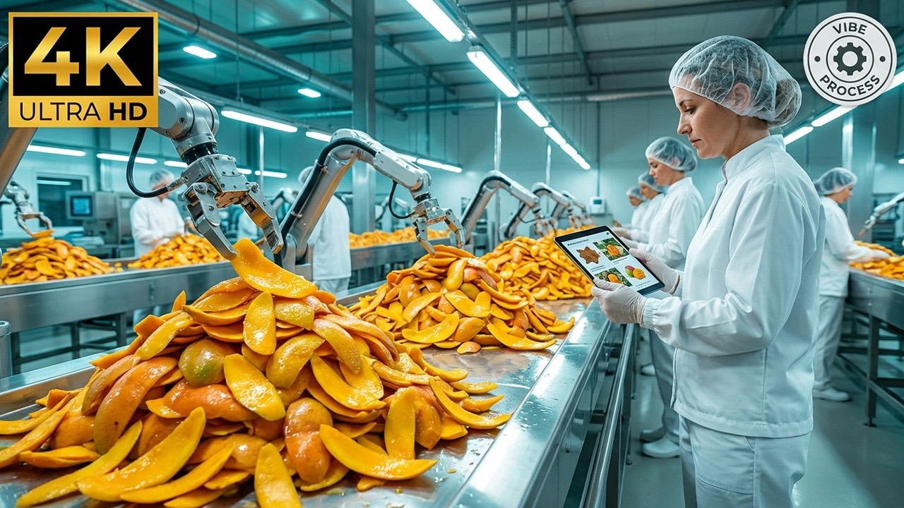 Inside the Factory: Mango Peel Plant-Based Leather Process (Full Process)