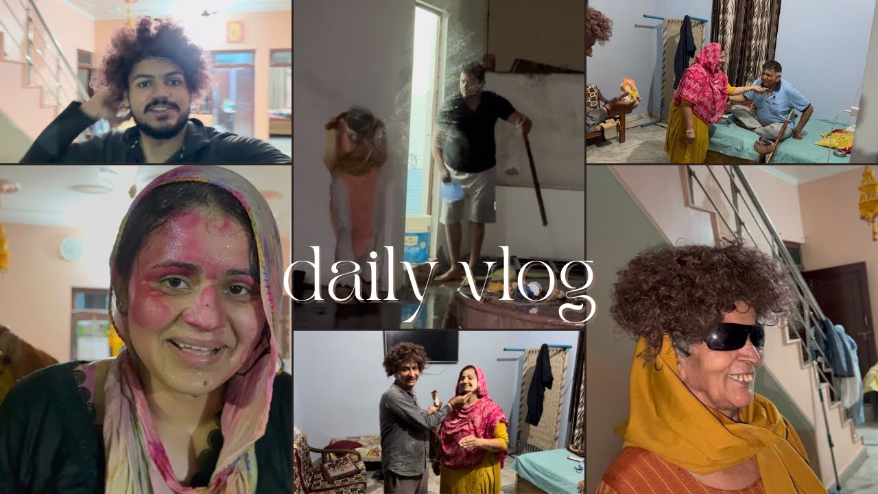 😂holi के नाम पे Garima ने Sagar को भी पीटा।🥺🤕