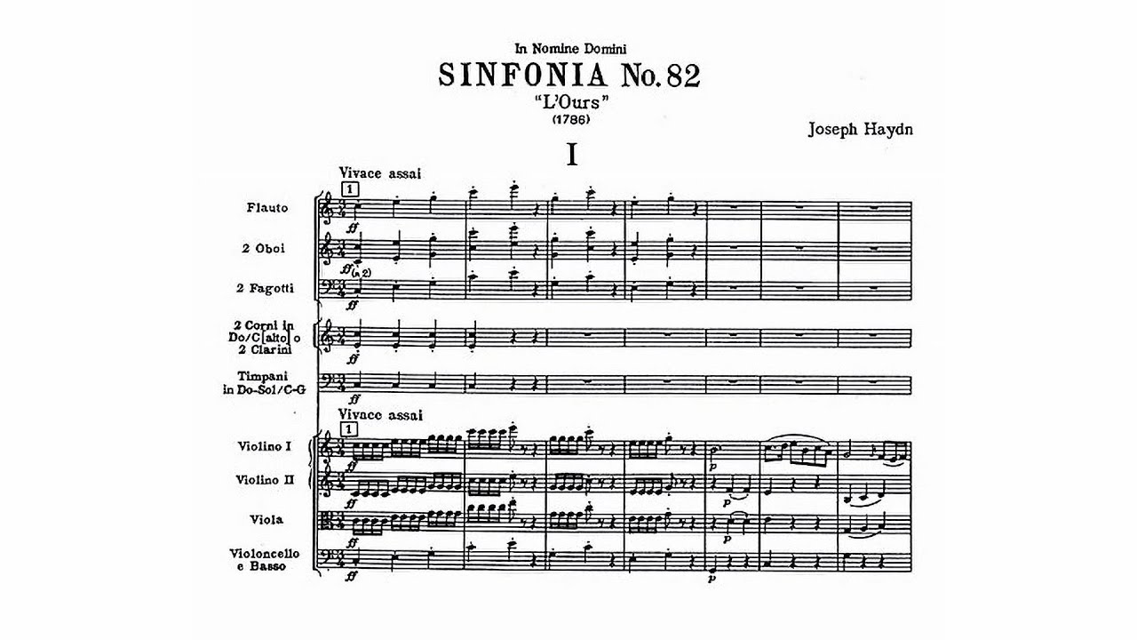 Haydn: Symphony No. 82 in C major 