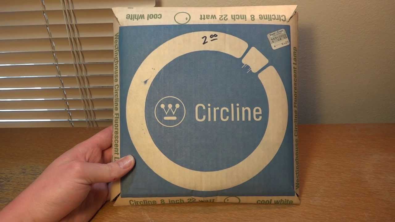 Old Westinghouse 22watt Circline Fluorescent Light Bulb