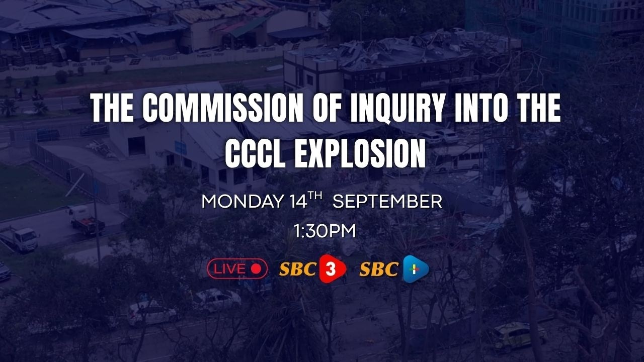 SBC LIVE | THE COMMISSION OF INQUIRY INTO THE CCCL EXPLOSION - 14.09.2026