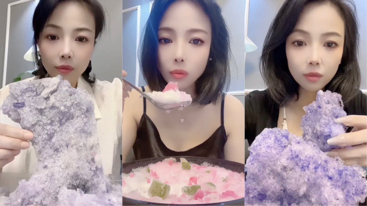Crushed Ice Eating ASMR | Ice Eating