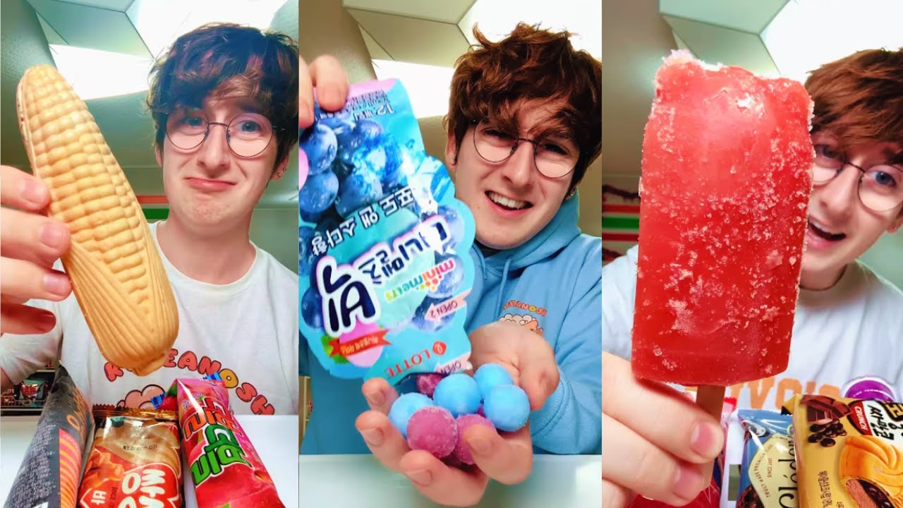 ONLY Eating Ice Cream From a Korean Ice Cream Store (Day 1 - 10) Compilation!