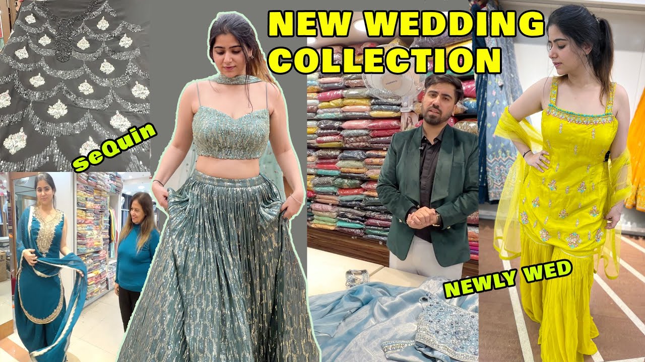NEW WEDDING COLLECTION, SEQUIN SUITS & LEHENGA, DESIGNER DRESS FOR TROUSSEAU | NISHI ATHWANI