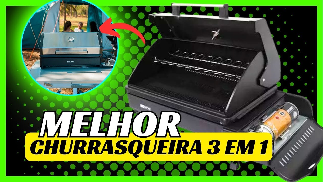 ✅ Fogareiro E Churrasqueira Aramis 3 Em 1✅ Churrasqueira Aramis Nautika ✅