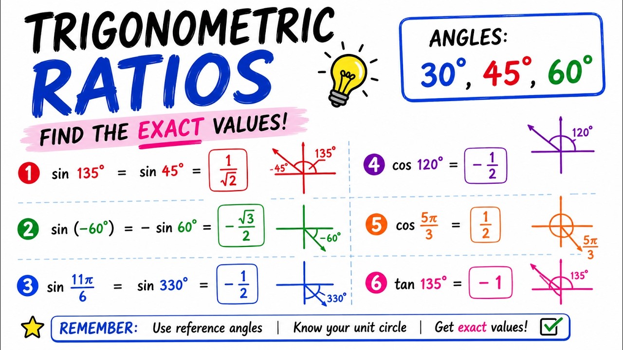 Trigonometry Tutorial Sheet|| UNZA