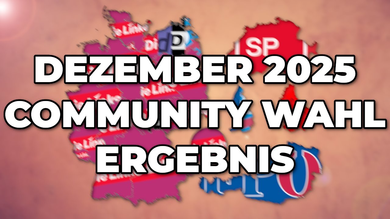 Community Wahl Dezember 2025 | Ergebnis | Linke, AfD, Gr&uuml;ne, SPD, CDU, FDP, Volt