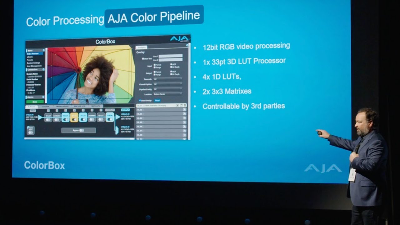 AJA ColorBox and Color Science - The Modern LUT box explained