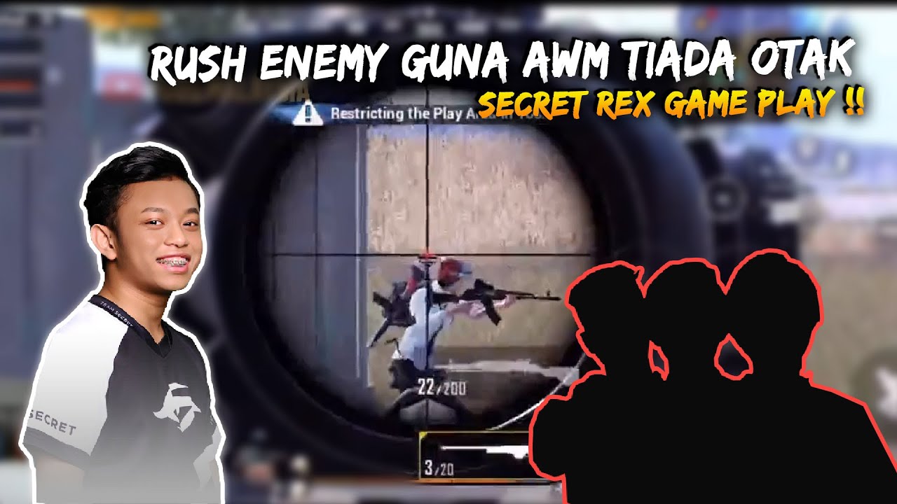 Skill Rex Tiada Otak Bila Rush Guna AWM  | Rex GamePlay | Pubg Mobile Malaysia