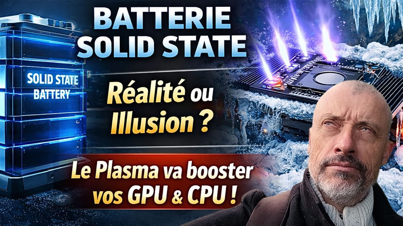Batteries Solid State : Fake ou Réalité ? 😱 Refroidissement par Plasma !😱 Steam Machine : 1000€ ? 🤔