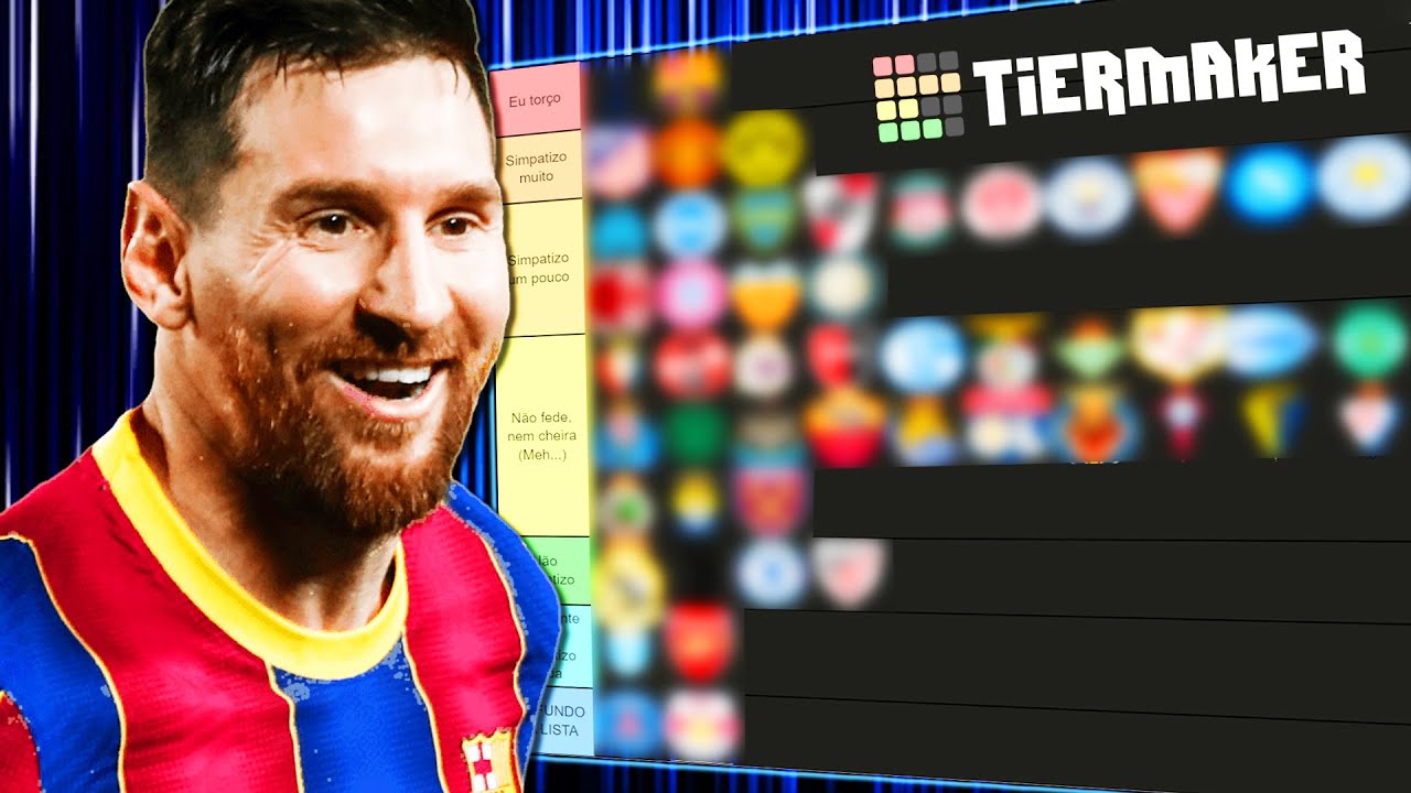 Tretando com TODAS as torcidas... — Tier List de CLUBES EUROPEUS
