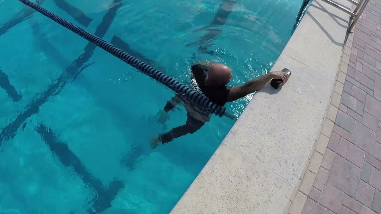 West Palm Beach Fire Department Swim Test Demo