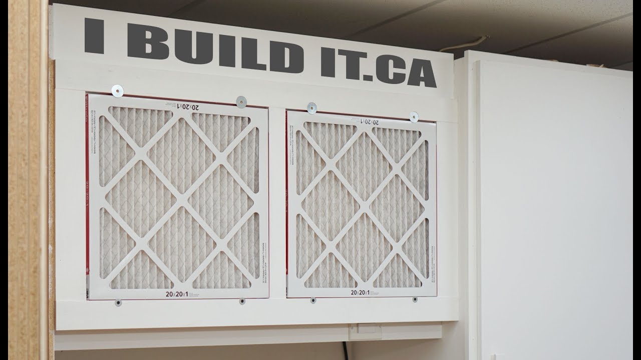 How To Make A Shop Air Cleaner / Air Filter