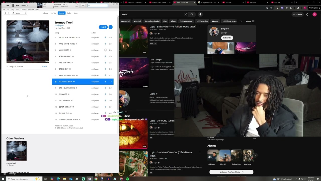Shawn Cee reacts to Untiljapan trompe l'oeil Album