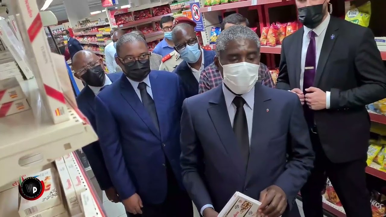 EL VICEPRESIDENTE DE GUINEA ECUATORIAL SUPERVISA LOS SUPERMERCADOS