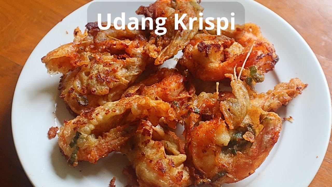 Udang Tepung Goreng Krispi ! 🍤🍤