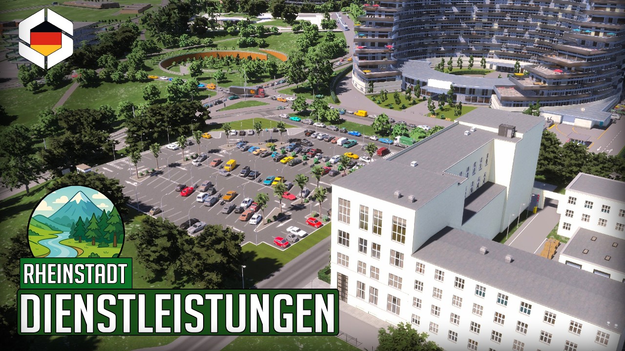 Neue Dienstleistungen für den großen Wohnkomplex in Cities Skylines 2 | Rheinstadt 23