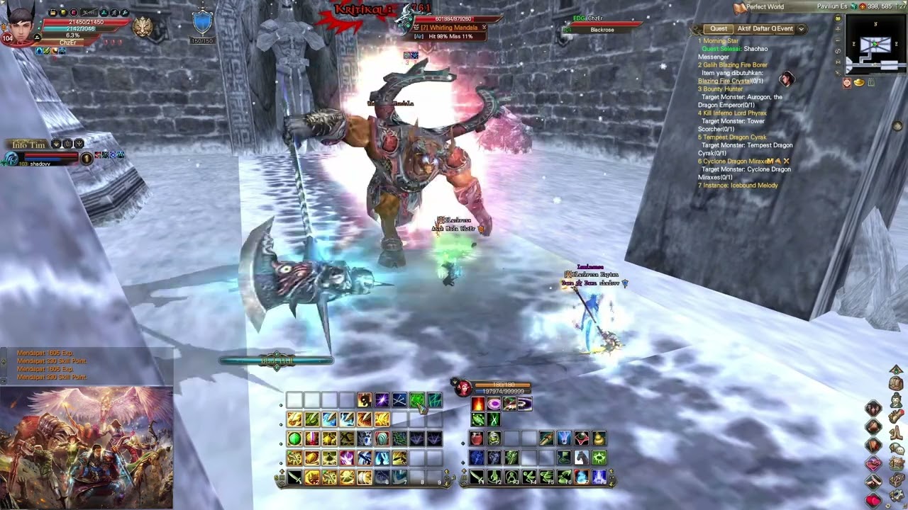Run Salju + Title - Perfect World 2 Indonesia