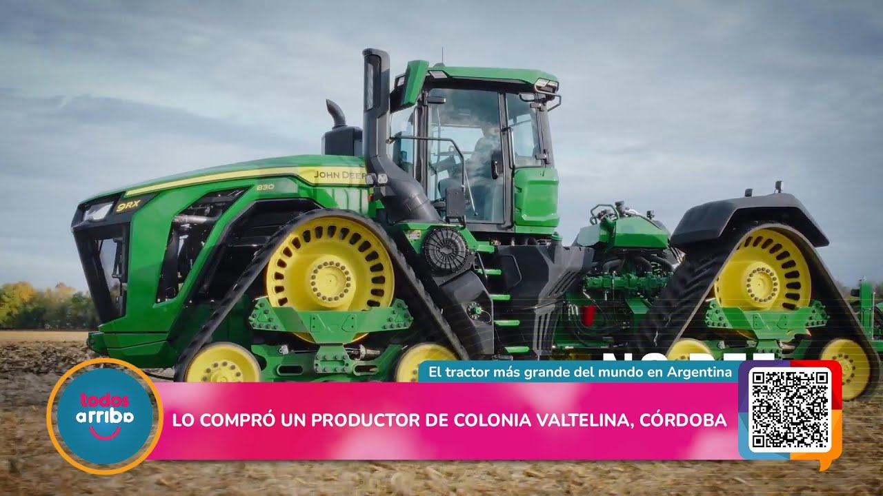 El tractor más grande del mundo en Argentina