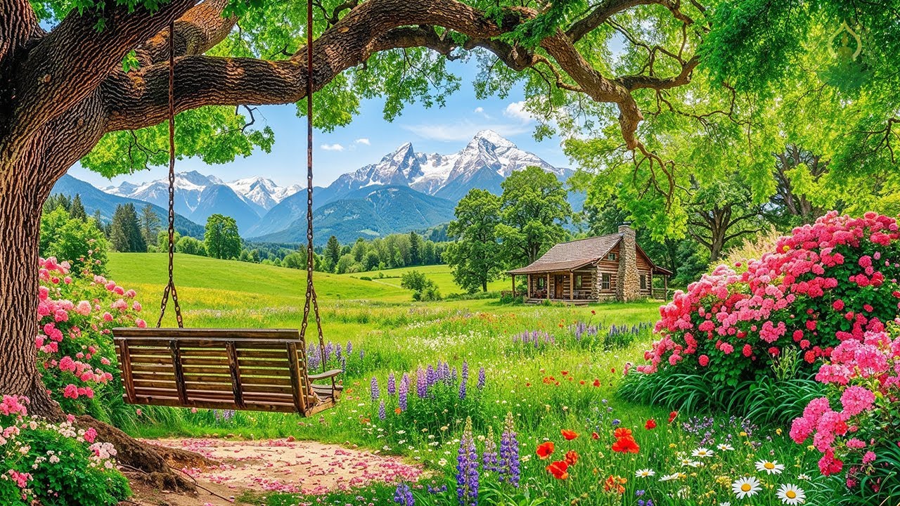 (No Ads) Beautiful Spring Music ❄️ Beautiful Relaxing Music For Calming The Soul With Gentle Tunes