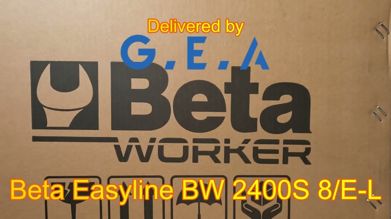 Beta Worker Easyline 2400S 08/E-L (C24S) Tool cab unboxing / assembly #beta
