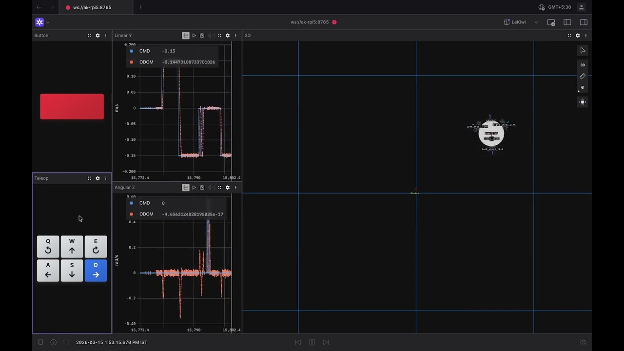 LeKiwi ROS 2: Rotation issue while strafing - IMPROVED