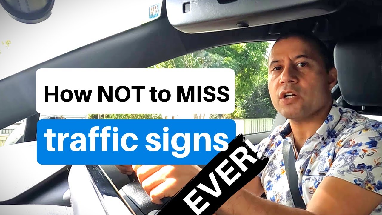 How NOT to MISS traffic signs EVER