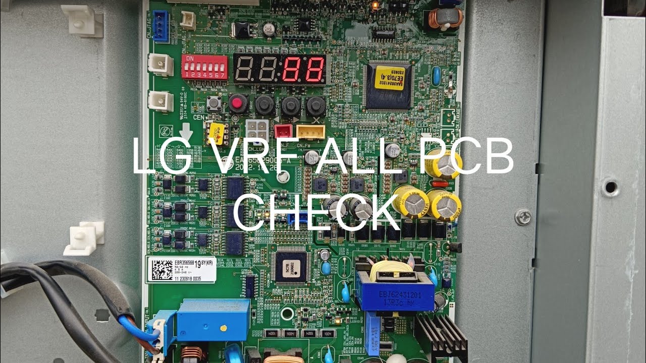 LG VRF ALL PCB SETTING total pcb check
