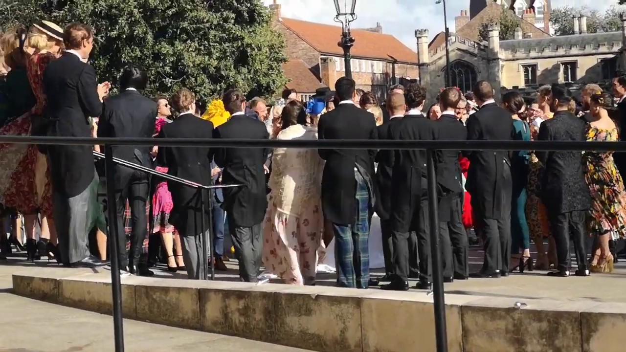 Ellie Goulding Wedding - York Minster (ft Katy Perry, Orlando Bloom, James blunt & the Royals)