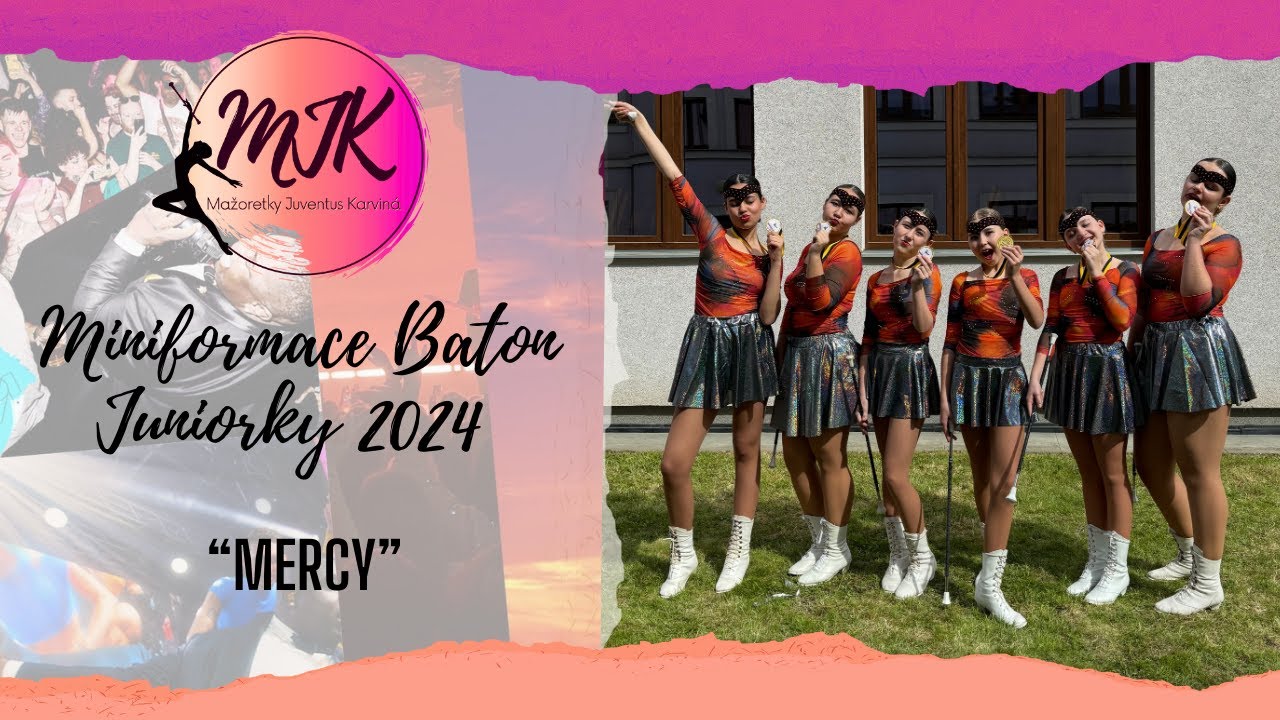 Mažoretky Juventus Karviná - miniformace baton juniorky 2 2024