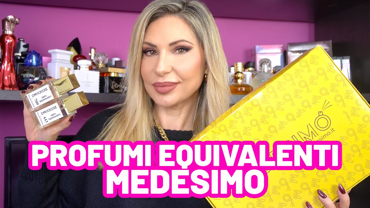 10 PROFUMI EQUIVALENTI MEDESIMO + CODICE SCONTO😍🔥 CHE SCOPERTA! #profumi #dupes #profumilowcost